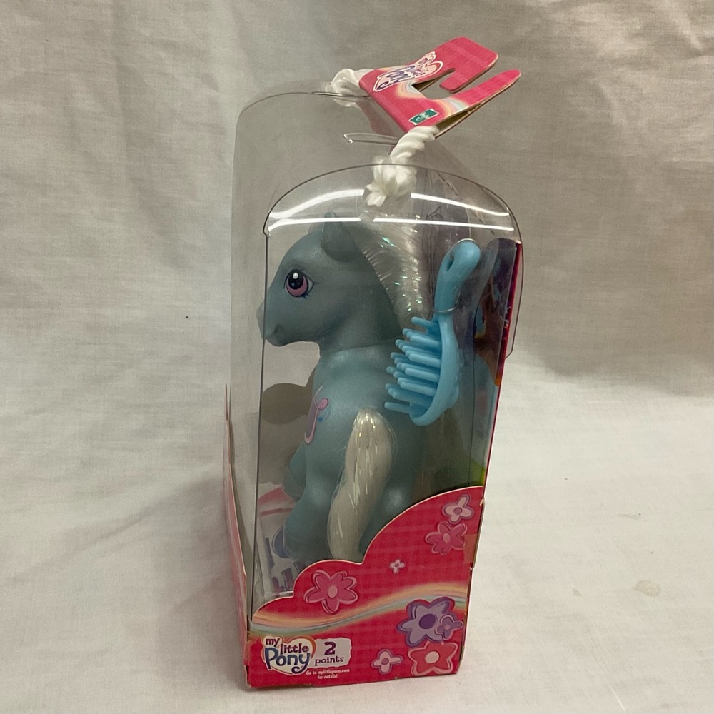 My Little Pony c2003 Bee-Bop New in Box Blue Music Lyre NIB - Picture 6 of 9
